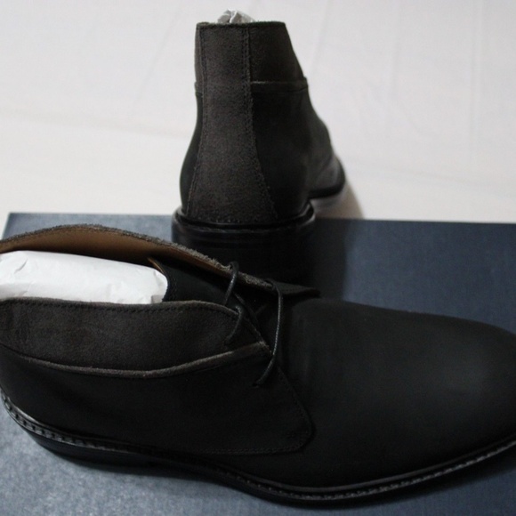 COLE HAAN BENTON WELT BLACK CHUKKA BOOT main image 6